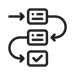 icon of a plan with an end in sight icon of a plan with an end in sight