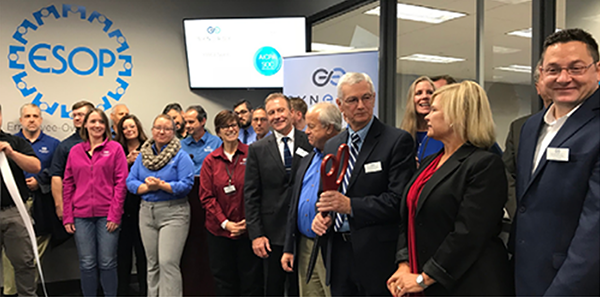 Synergy ribbon cutting for introduction of the Network Operations Center or NOC Synergy ribbon cutting for introduction of the Network Operations Center or NOC