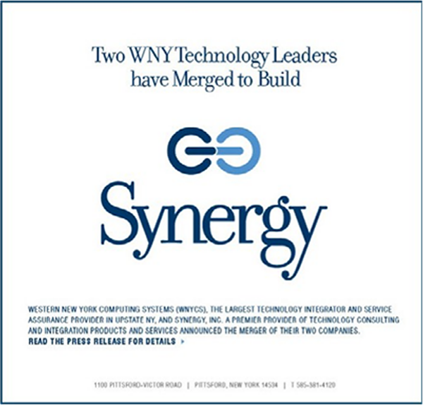 Synergy announcement of merging with Western New York Computing Systems